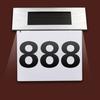 Solar-Powered LED Address Sign Rainproof Home Door Number Lights Solar Lights for Outside  Garden