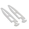 2PCS Deck Fill Plate Key Stainless Steel Gas Water Tank Deck Filler Key Tool Bottle Opener for Yacht Fuel Water Tank