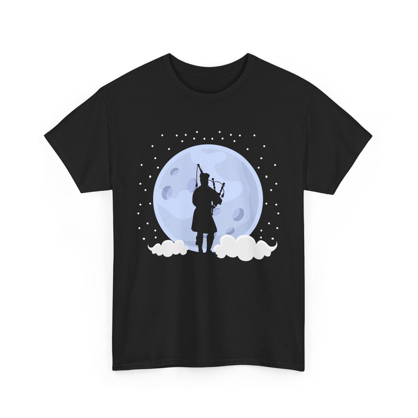 

Scottish Musician Bagpiper Music Lover Bagpipe With Moo T-Shirt S разноцветный