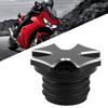 Motorcycle Crossed Fuel Oil Tank Cover CNC Billet Aluminum Cap Replacement