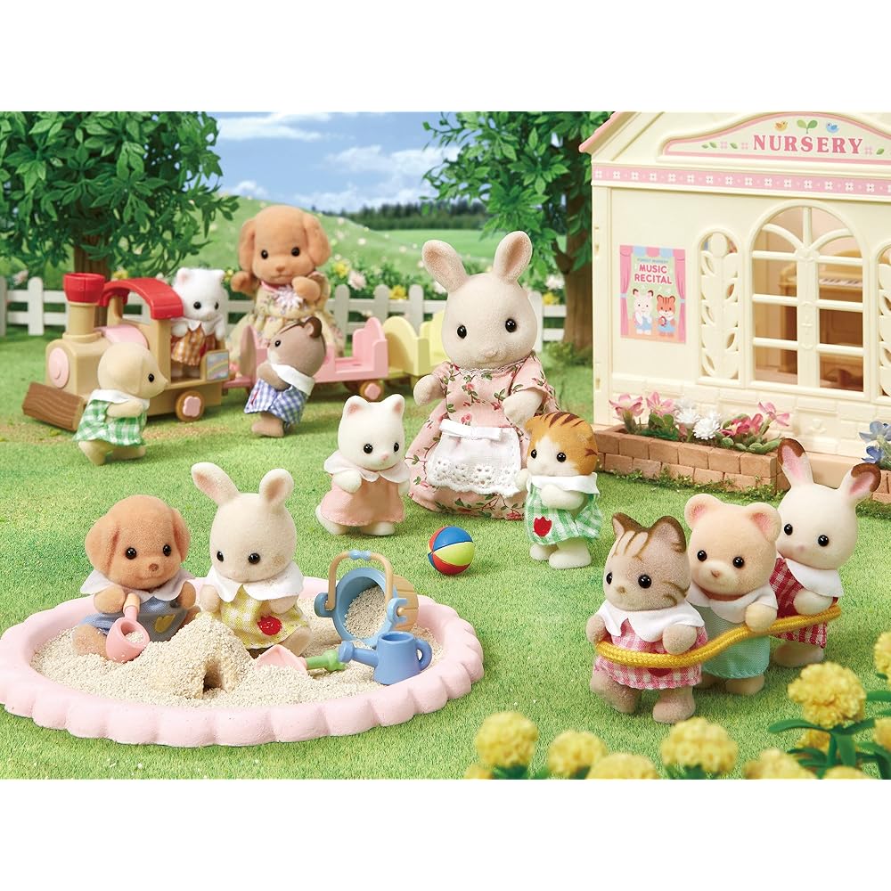 Sylvanian Families Chocolate Rabbit Baby Doll 3 Years and Up Toy for Dollhouse