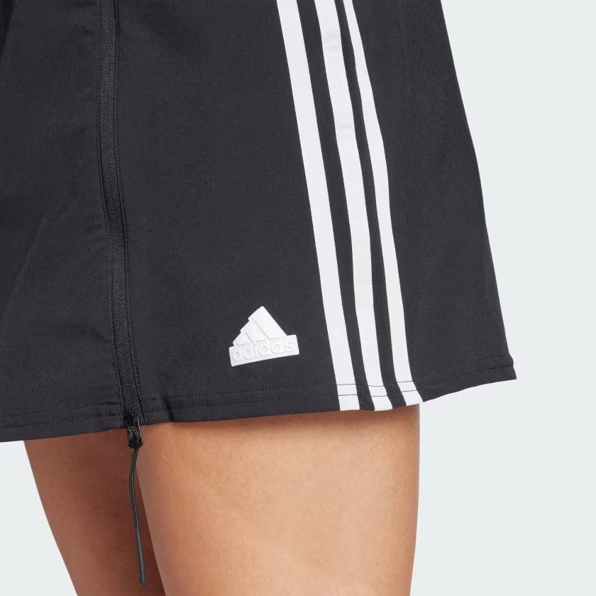 Adidas Dance All-Gender Woven Skirt With Three Stripes And Elastic Waist Women Bottoms Black IP2393