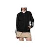 Adidas Colorblock Stripe Sporty Hooded Jacket Women Jackets Black H57287