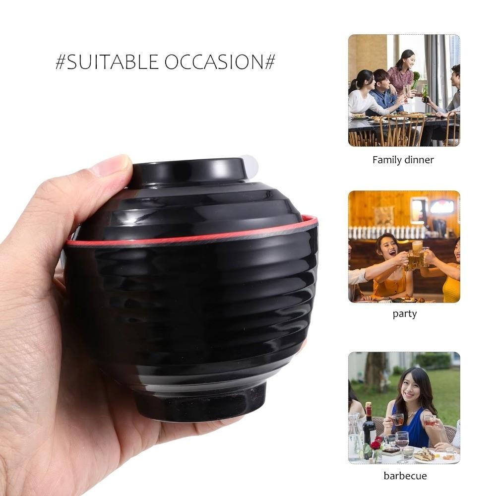 With Lid Miso Soup Bowl Soup Container Soup Bowl with Lid Japanese Flower Bowl  Dining Accessories