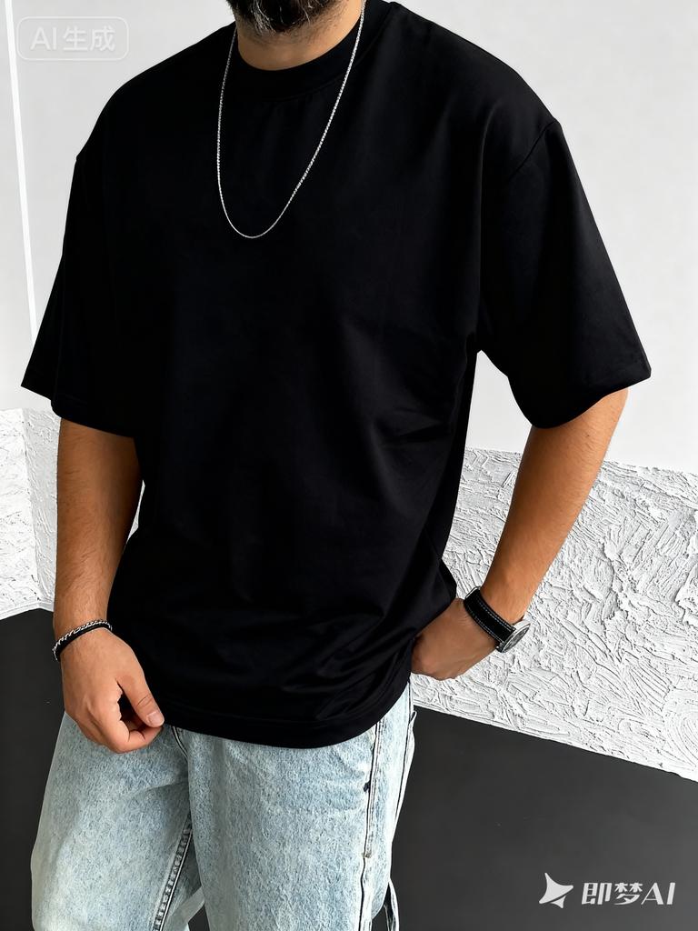 Harajuku New Summer T-Shirt Men's Oversized Retro Street Women's Casual Short-Sleeve Unisex Top