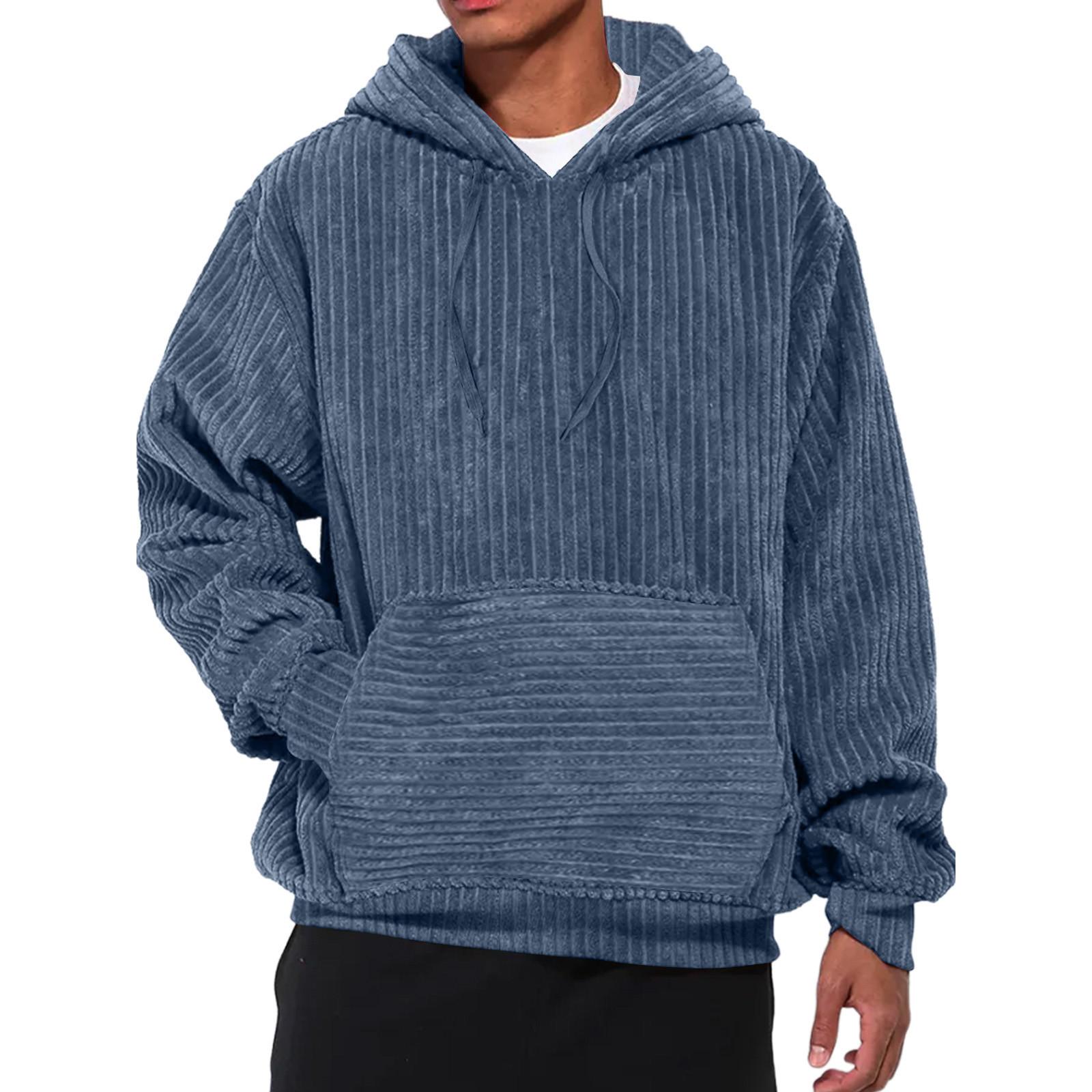 

Мужская повседневная толстовка в стиле ретро с градиентным принтом XXXL синий