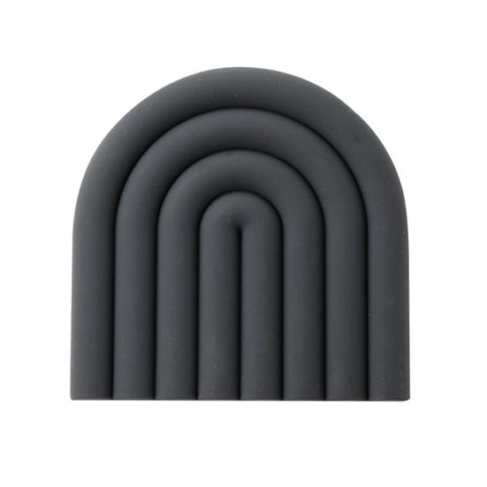 Rainbow Silicone Pot Mat Heat Resistant Trivet for Hot Dishes Non-Slip Table Placemat for Kitchen Home Bar Outdoor Use