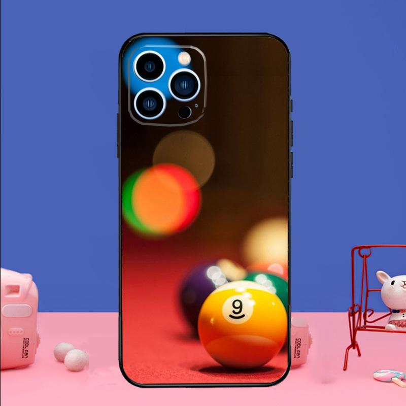 

Sports billiards Phone Case For iPhone 17 16 14 13 12 11 15 Pro Max mini 15 16 Plus 16e 17 Air Bumper Cover iPhone 17
