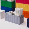 1:Contenedor de Carga Marítima Simulado a Escala 30 Portaplumas Organizador de Papelería Caja de Almacenamiento Multipropósito Adorno de Exhibición