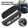2pcs Car Rearview Mirror Rain Eyebrow Rainproof Visor Shade Cover For Hyundai N Line I20 I30 Sonata Tucson Azera Elantra XX31