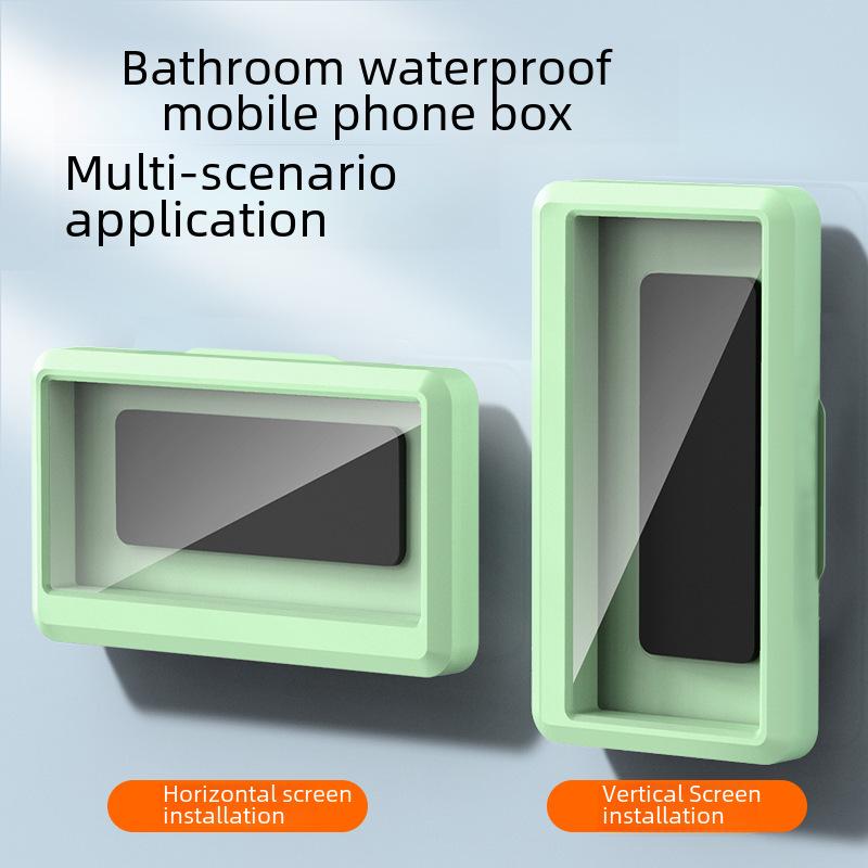 All-in-One wasserdichter Telefonhalter: Küche & Bad