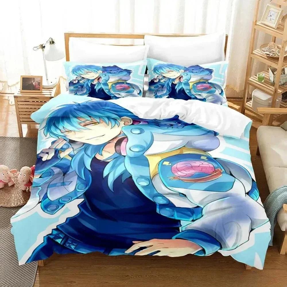 Comforter Home Living Luxury Dramatical Murder Bedding Set Cartoon Anime Three-Piece Set Adult Kid Bedroom S 3D Print Anime
