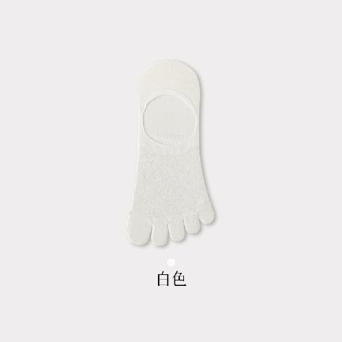 Five Finger Sock Slippers Hollow Out Mesh Breathable Low Cut Socks Men Male Silicone Non-slip Summer Invisible No Show Socks Sox