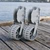 2 Pieces Kayak Propelling Wheel Foldable Inflatable Boat Transport Easy Install for Shoreline