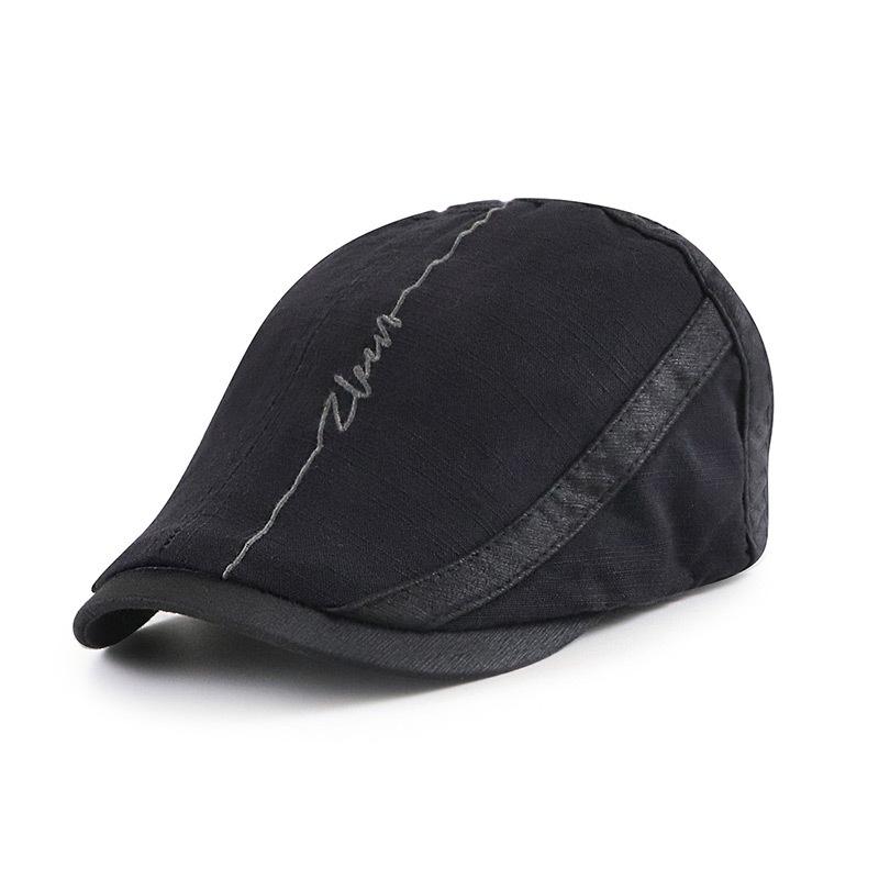 

New Arrival: Men s Sun-Protective Bucket Hat – Minimalist and Stylish Beret for Middle-Aged and Older Men adjustable чёрный