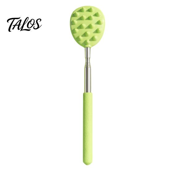 Talos Back Scratcher And Massager, Extendable Massager Tool, Telescoping Scratcher, Anti-Slip Handle for Muscle Relief Home Health Care