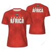 Jamaican Flag Color Football T-shirt For Men's Comfortable Run Sport Short Sleeve T Shirt