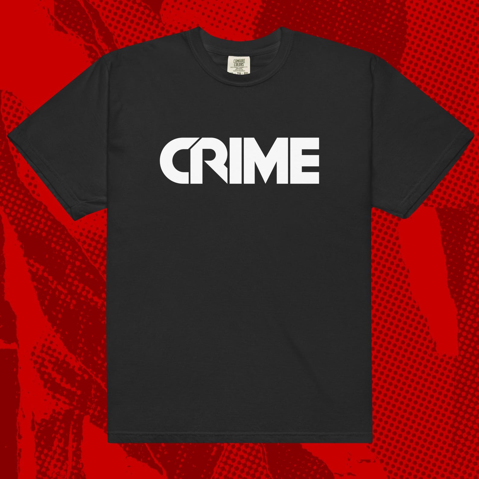 Crime Logo Shirt | Punk Garage Dils Big Boys Flipper Dwarves Angry Samoans 3XL