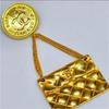 Used Excellent Condition 93A Matelass CC Logo Brooch