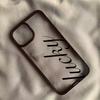 Lucky Cursive Letter Phone Case for iPhone 16 17 Pro Max 15 Pro 14 Plus 13 12 11 7 8 Plus SE 2022 Shockproof Cover