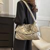 Puffer Tote Bag for Women Fashion Quilted Shoulder Bag 2025 Winter Down Cotton Padded Crossbody Bag Nylon Padding Handbags Purse