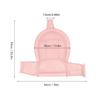 Baby-Badetuch-Stand Netz Rosa, Weiches Airnetz, 7,5x35x66cm