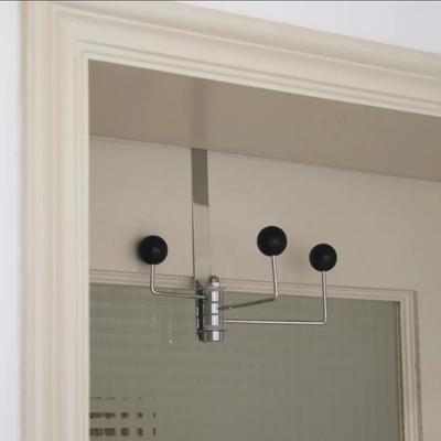 Home Deur Achterhaak Wandhanger Draaibare Kleding Handdoek Hanger Badkamer Ruimtebesparende Haak Home Keuken Geen Boor Organizer Gereedschap