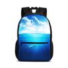 Underwater World Backpack Versatile Cartoon Large Capacity Outdoor Travel Mountaineering Boy and Girl School Birthday Best Gift