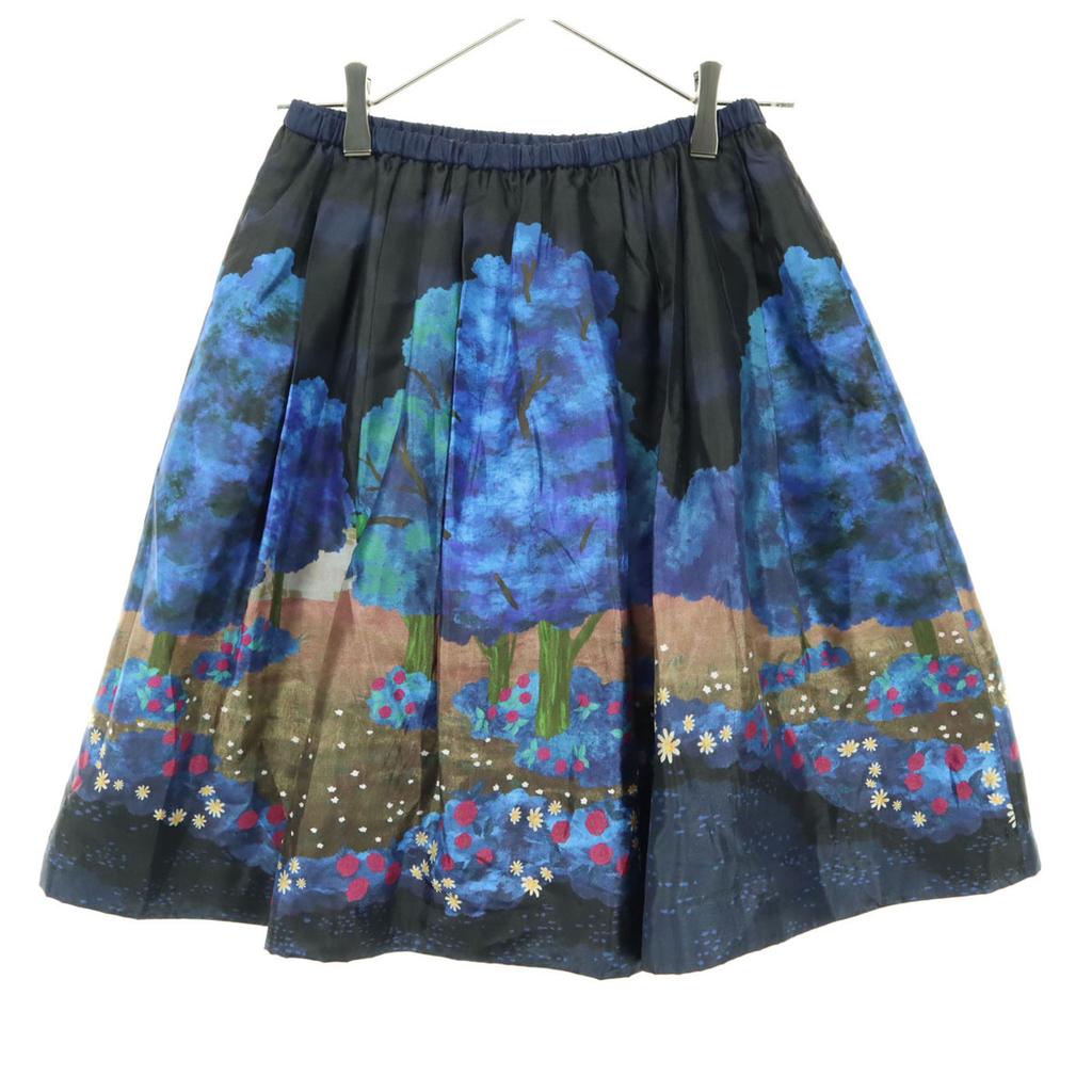 Beauty products Franche lippee black made in Japan Mini length flare skirt Women Used
