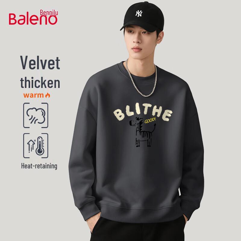 

Baleno Men s Casual Crewneck Fleece Sweatshirt 2XL