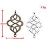 Double Hole Bow Connectors Cute Ribbon Charms For Earring And Bracelet Making
