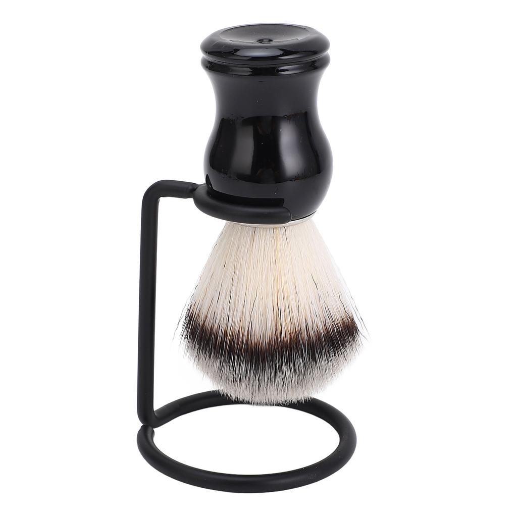 Men Beard Care Tool Set Shaving Brush with Stand Hair Shaving Brush with Holder for Shaving Cream Shaving Soap