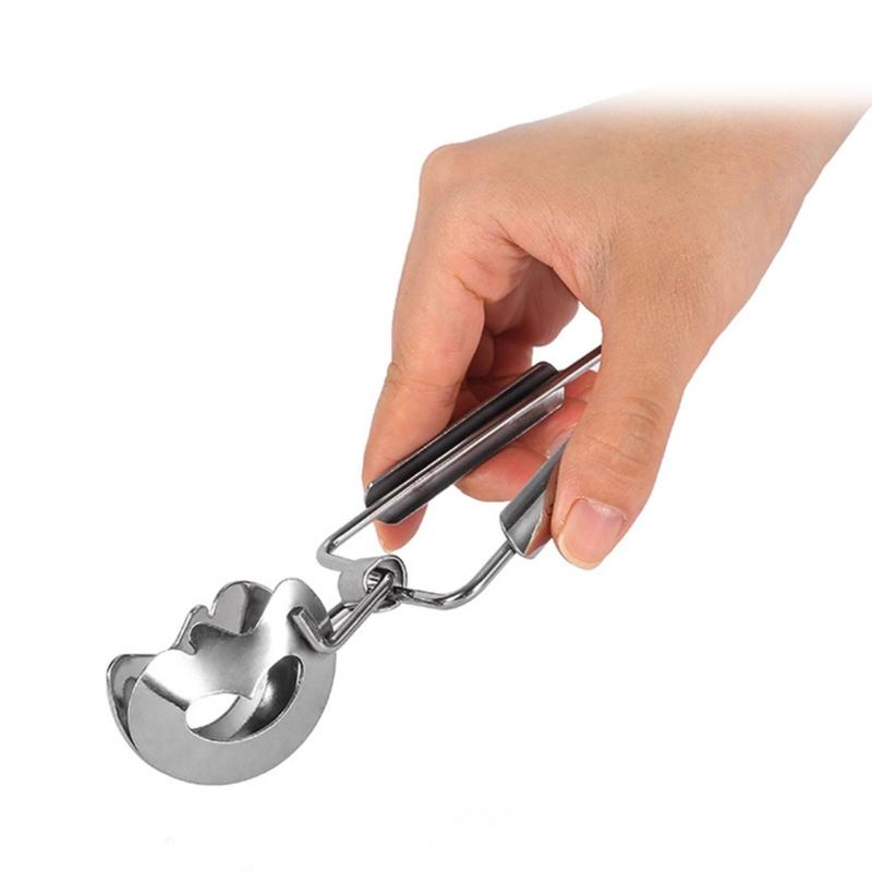 Metal Seafood Utensils Stainlesss Steel Escargots Dish and Tongs Set Snail Bakings Plate with Clamps Kitchenwares