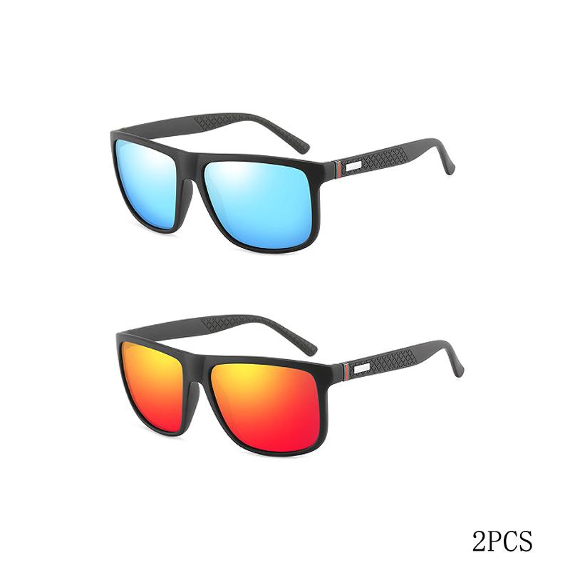 Fashion Vintage Square Polarized Sunglasses Men Women Luxury Brand Designer Men's Sun Glasses Driving Fishing UV400 Eyewear Man