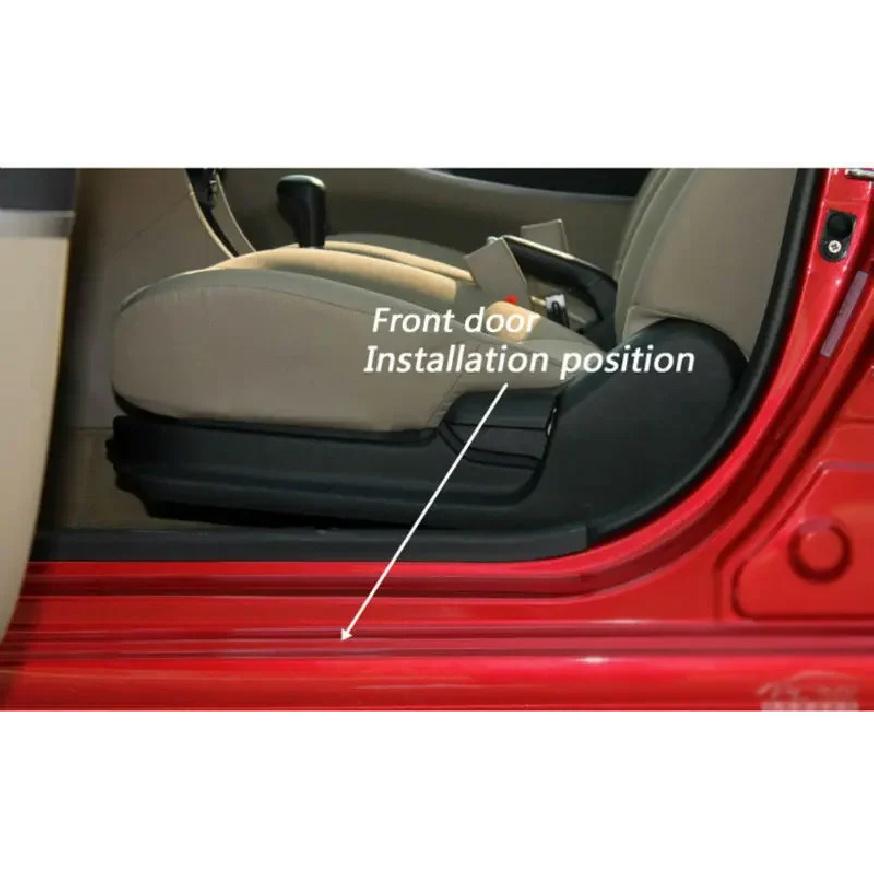 For Geely EX2 2024 2025 2026 2027 Auto Parts Door Sill Pedal Cover Trims Scuff Plate Protector Sticker Car Styling Accessories