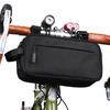 Large Capacity Polyester Bicycles Handlebars Bag Fashionable Green Bike Front Bag for Easy Storage Of Cycling Essential