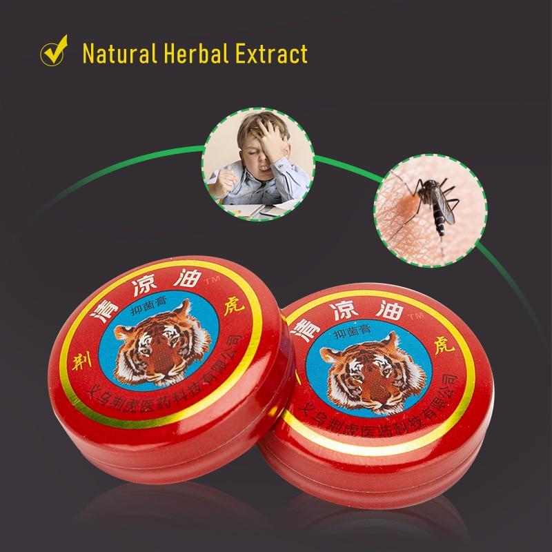 Mini Herbal Oil Ointment for Insect Protection and Headache Relief