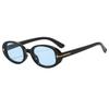 Retro Elliptical Sun Glasses For Women Men Uv400 Antiglare Outdoor Travel Fashion Accessory