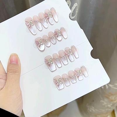 Reine Handarbeit Phototherapie Tragepanzer Sternenlicht Schmetterling Fertigprodukt Wiederverwendbare Nailart-Patches