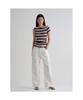 8SECONDS Striped Pullover Brown