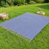 Picnic Mat with Leather Carry Straps Water-Resistant for Camping, Beach Outings
