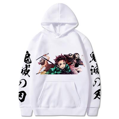 Japan Anime Demon Slayer Kamado Nezuko And Kamado Tanjirou Print Hooded Men Women Casual Hoodies Harajuku Sweatshirt Pullover