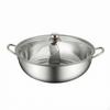 Divided Pot with Ladles Stainless Steel TwoFlavor Cookware for Families,