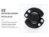 Fingertip Spinner: Portable Zinc Alloy 3-in-1 Multifunctional Stress Reliever