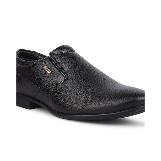 Scarpe Formale da Uomo Liberty Fortune UVL-31 Senza Lacci - Nero, Marrone - Slip-on in Pelle Sintetica con Plantare Ammortizzato - Elegante Matrimonio