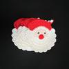Christmas Heat-Resistant Table Protection Coasters Artistic Crochet Placemat Christmas Decorations Cute 7 Styles