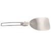 Stainless Steel Folding Spatula Latch Design Lightweight Portable Folding Food Spatula for Outdoor