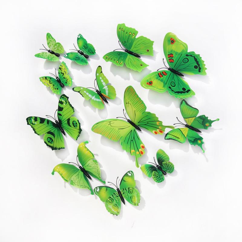 

3D Butterfly Wall Stickers & Fridge Magnets - Home & Shopping Mall Decor, PVC Craft Ornaments