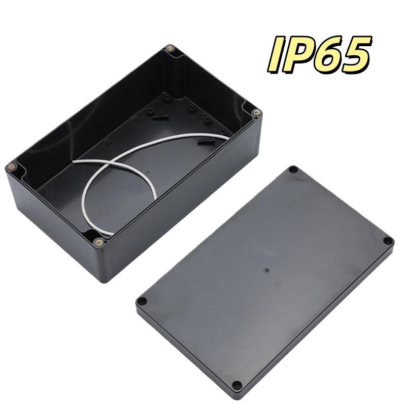 1/3 Stück Kunststoff Elektronik Projekt Instrumentengehäuse Ip65 Wasserdicht Schwarze Anschlussdose Outdoor Behälter Stromgehäuse Werkzeuge