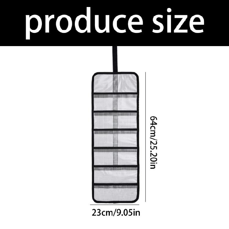Adjustable Fishing Baits Storage Rolled Up Organizers Trolling Tackle Box Protective Cover For Saltwater Freshwaters Use